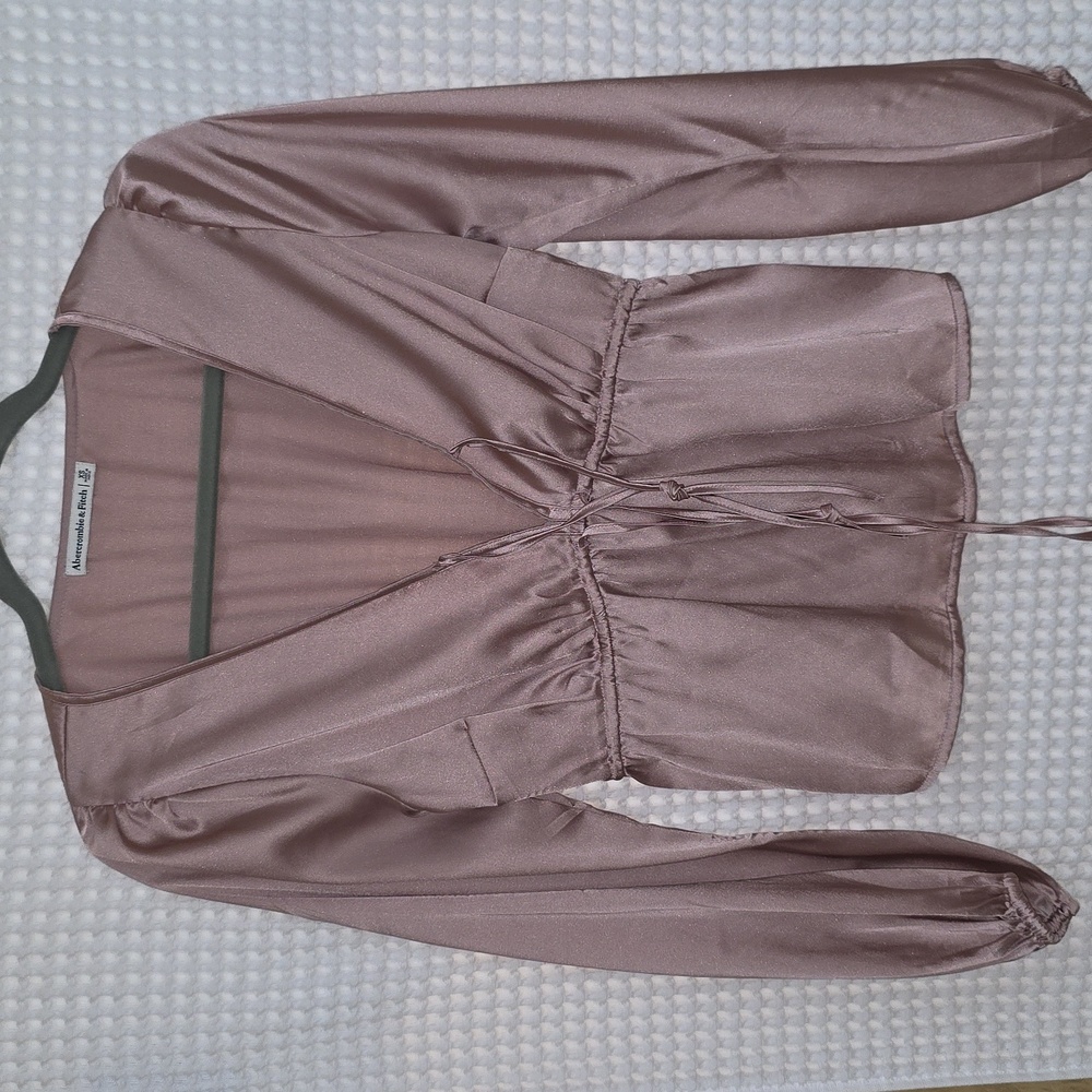 Abercrombie & Fitch Mauve Long Sleeve Top Xs